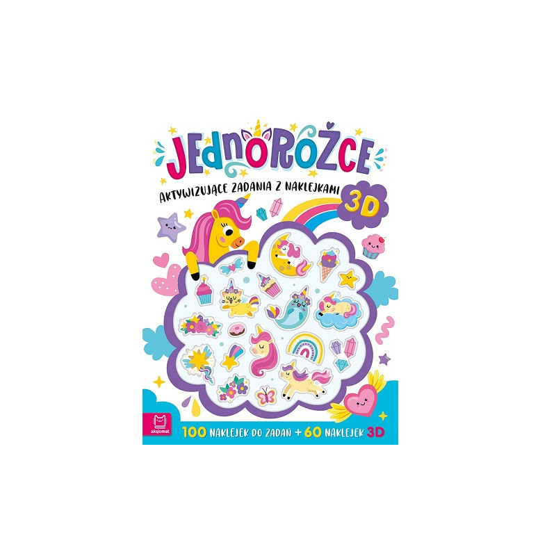 Jednorożce Aktywiz.zadania z naklejkami 41130
