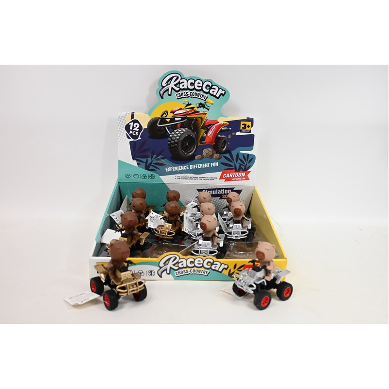 Kapibara na quadzie 9,5cm 2kol  BA8824 78824