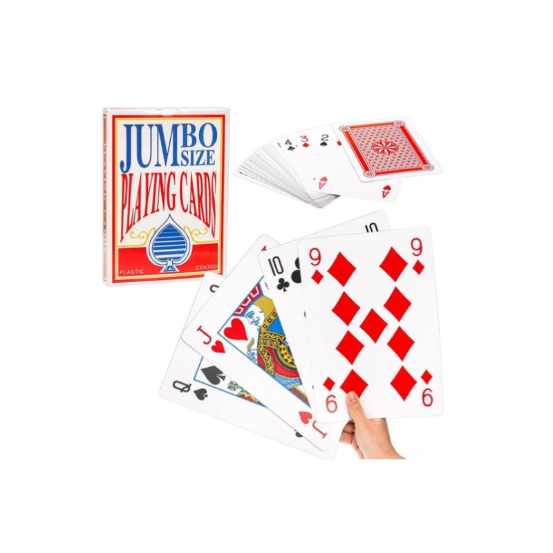 Karty do gry duże jumbo A-2083 86574