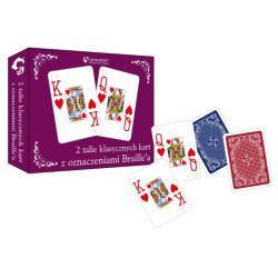 Karty klasyczne ze znakiem Braille_a 64718