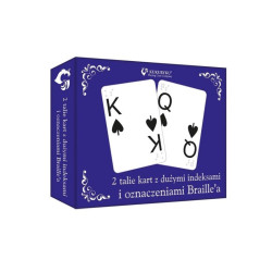 Karty z dużymi indeksami i znakami Braille_a 64794