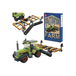 Klocki traktor z maszyną 247el A-1768 84853