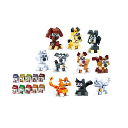 Klocki zwierzęta psy i koty +24 A-1248 71341