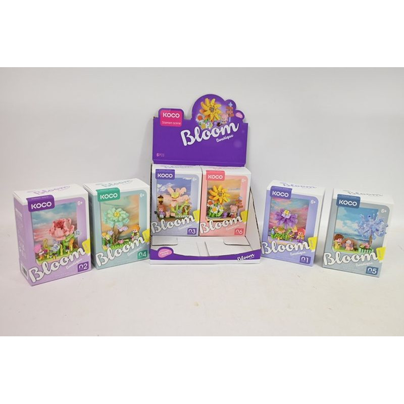 KOCO klocki mini ogródek mix 1051-56 45030