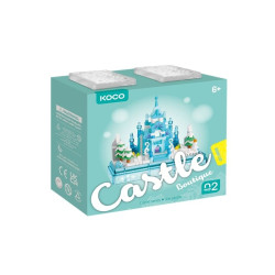 KOCO klocki Niebieski zamek 381el 02075 44279 /32