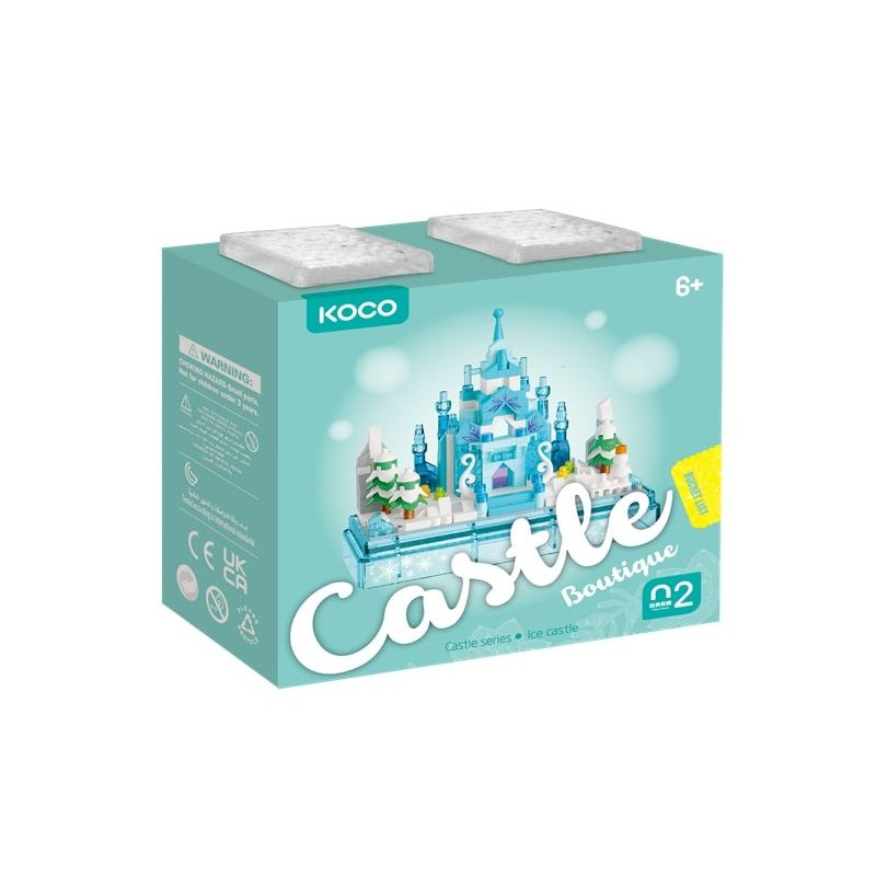 KOCO klocki Niebieski zamek 381el 02075 44279 /32