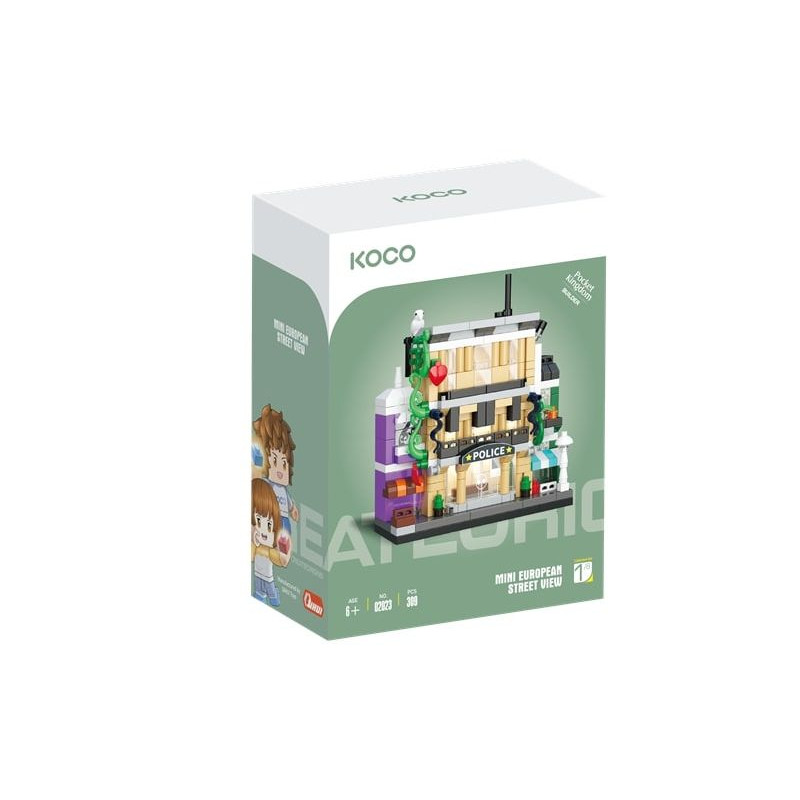 Klocki Koco ProKids posterunek policji 309el 02023