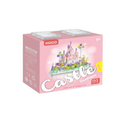 KOCO klocki Różowy zamek 414el 02074 44262 /32