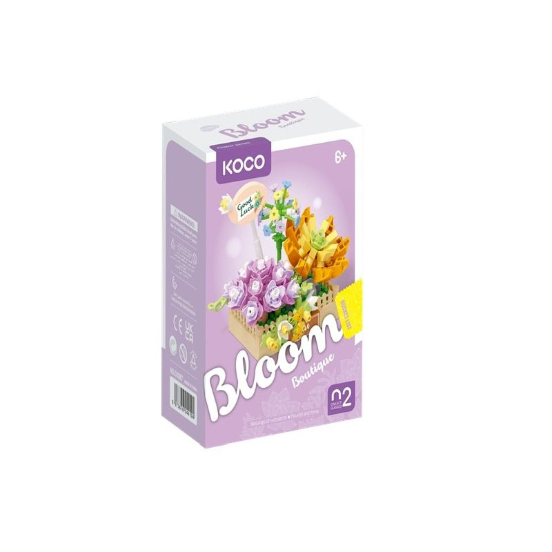 KOCO sukulenty doniczka fiol 295el 02087 44194 /48