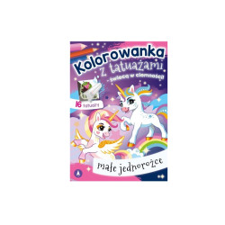 Kol.z tatuaż.świecą w ciemn! Małe jednorożce 79753