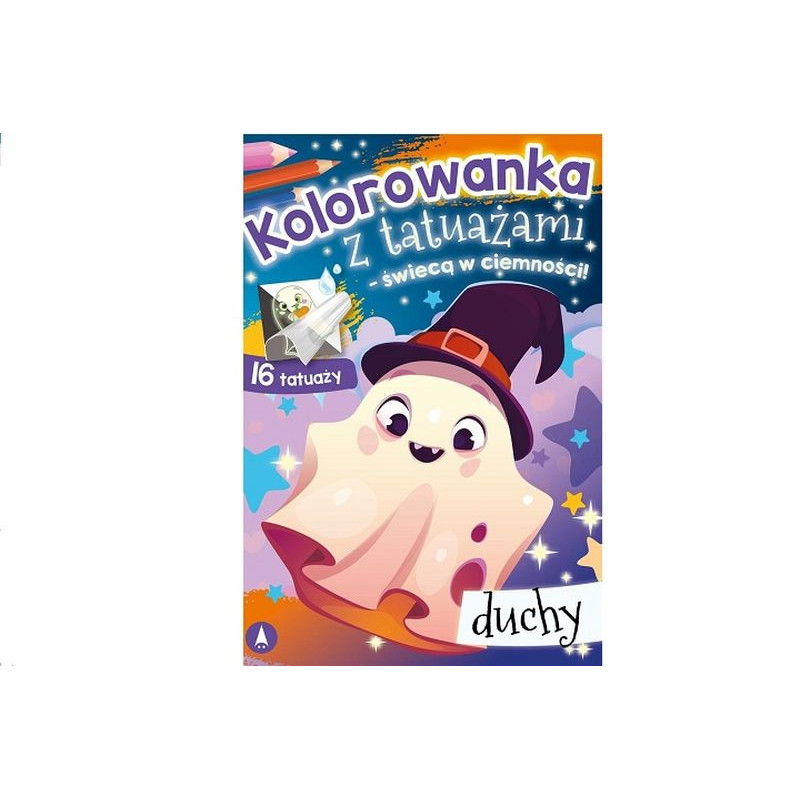 Kolorow.z tatuażami świeci w ciemn.Duchy 76059