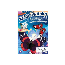 Kolorow.z tatuażami świeci w ciemn.Motyle 76097