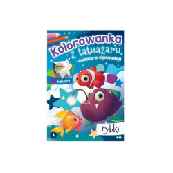 Kolorow.z tatuażami świeci w ciemn.Rybki 76042