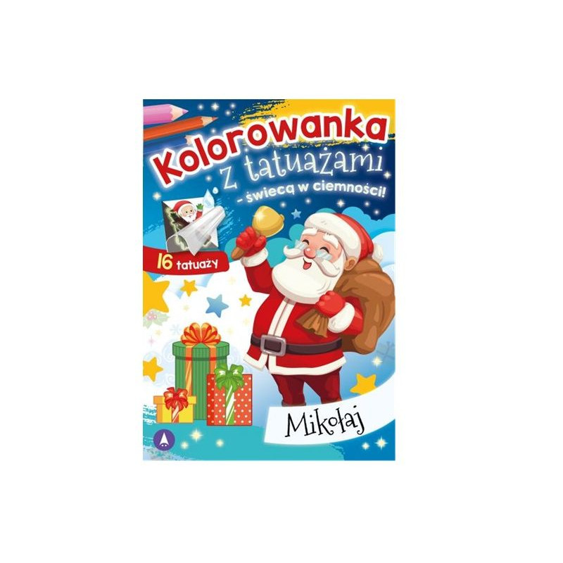 Kolorow.z tatuażami świecą w ciemn.Mikołaj 78824