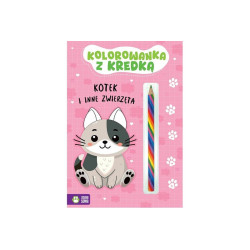 Kolorowanka z kredką Kotek 98818