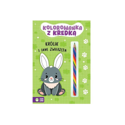 Kolorowanka z kredką Królik 98832