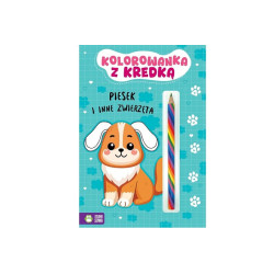 Kolorowanka z kredką Piesek 98825