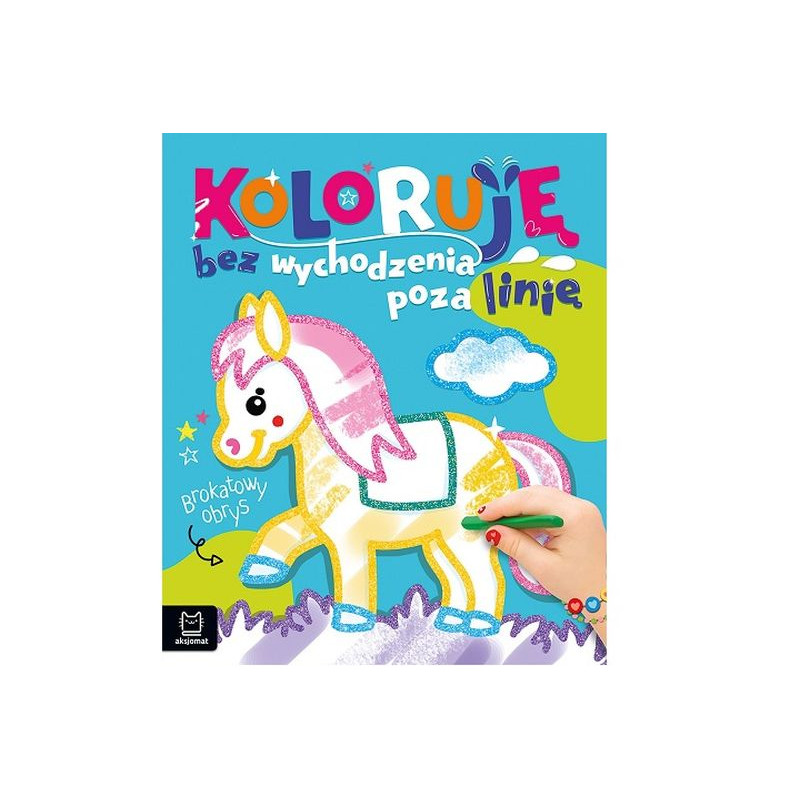 Koloruję b/wych..linię Brok.obr.Z konikiem 40546