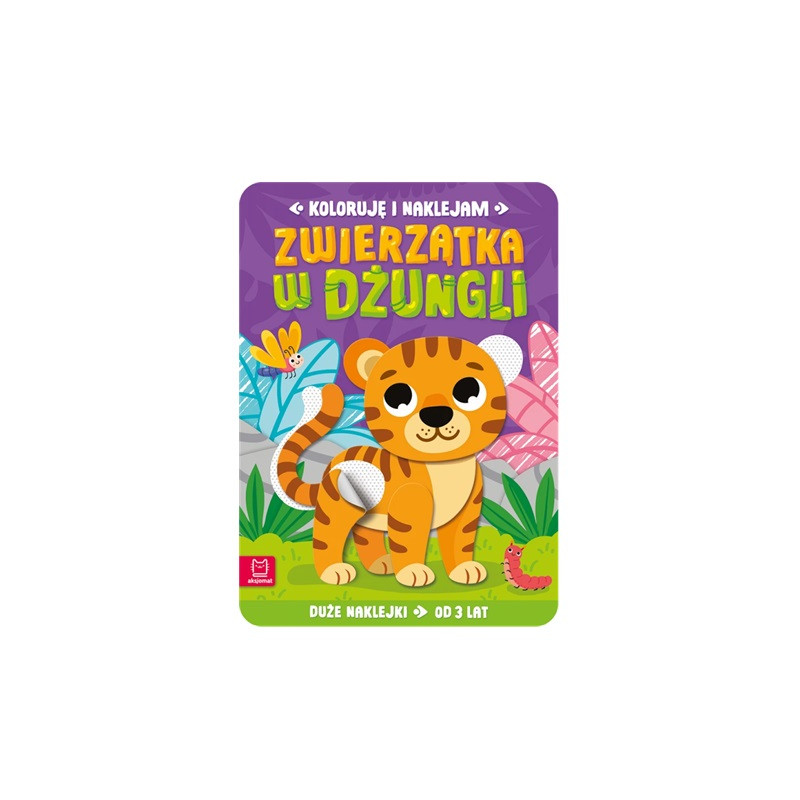 Koloruję i naklejam Zwierzątka w dżungli 3+ 41161