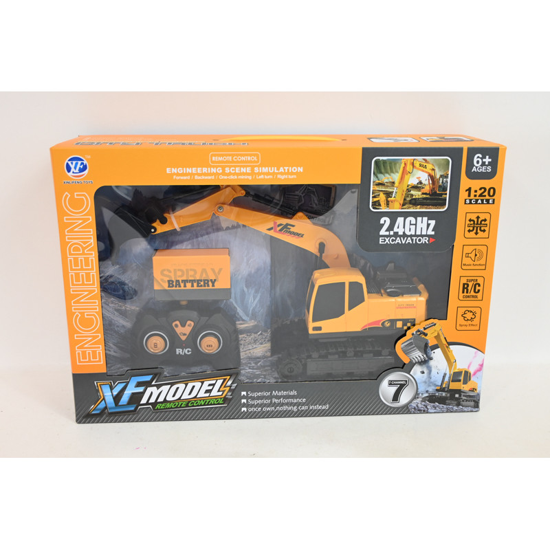 Koparka na radio z ładow.BAR9280 69280