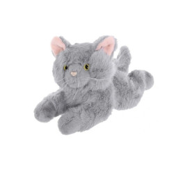 Kot leżący 45cm szary 010788 73487