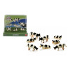 Krowy 1:87 czarno białe 8szt 571878 51348