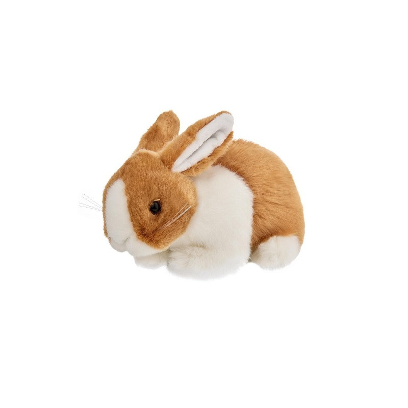 Króliczek brązowo-biały 18cm 14220 24381