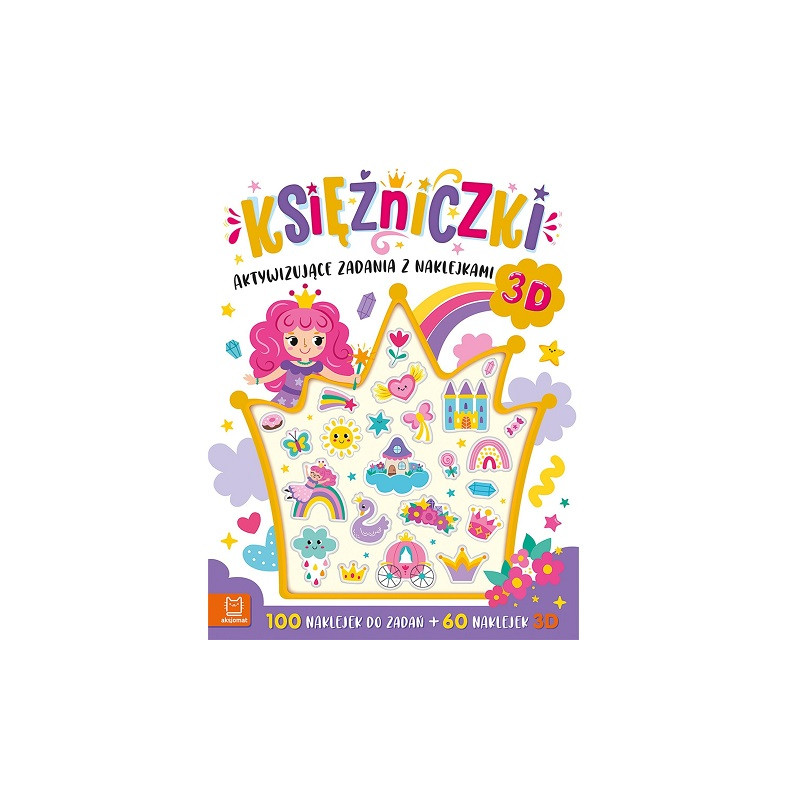 Księżniczki Aktywiz.zadania z naklejkami 41147
