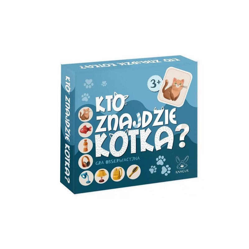 Kto znajdzie kotka?Gra obserwacyjna 3+ 42609