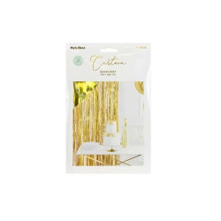 KURTYNA PARTY ZŁOTY 100X200CM PARTY DECO