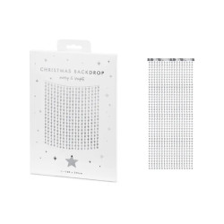 Kurtyna-Gwiazdki srebrny 100x245cm 07024