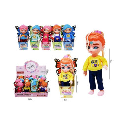 Lalka 16cm 6wz włosy rozciągane H13893 50929