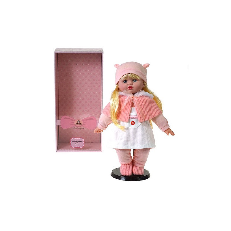 Lalka 40cm dziewczynka zima dźwięk box 26228