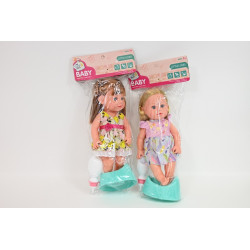 Lalka dziewczynka siusiająca+nocnik A-2191 87342