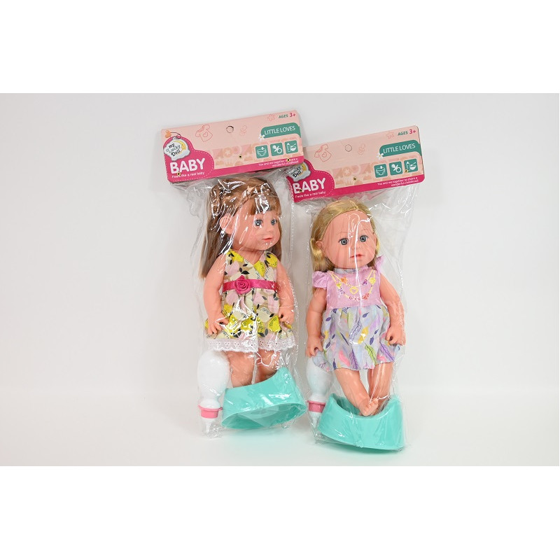 Lalka dziewczynka siusiająca+nocnik A-2191 87342