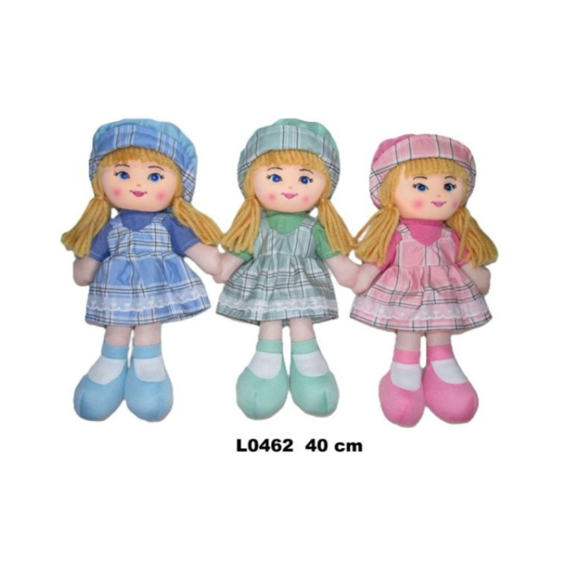 Lalka L-462 3rodz 40cm mix 171252