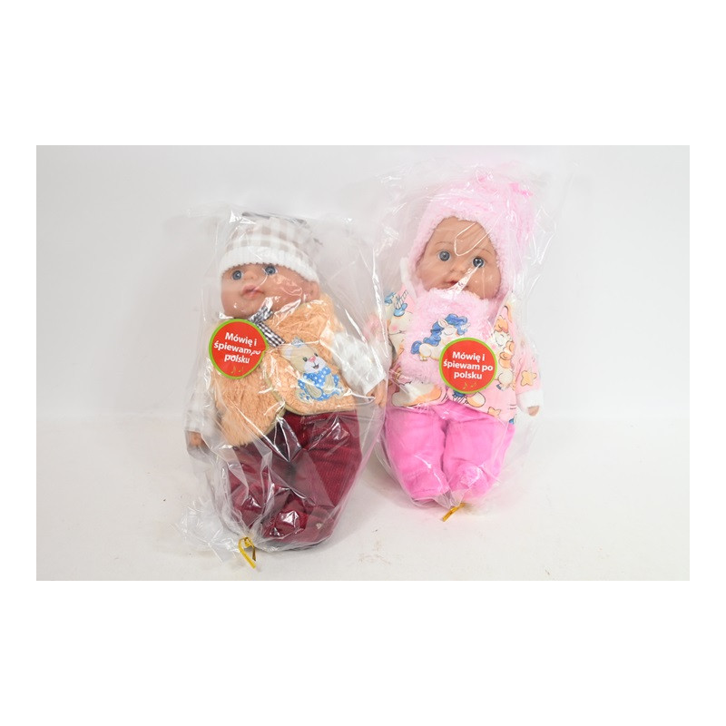 Lalka z dźwiękiem 30cm w folii LG12024 77176