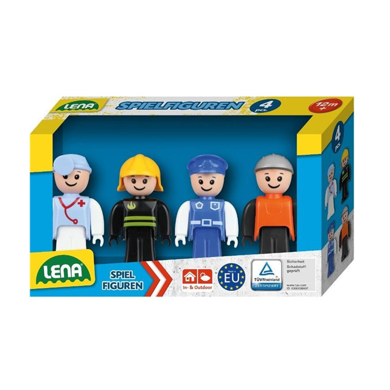 LENA figurki Truxx 4 szt 04490