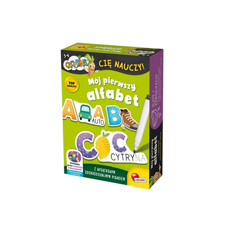 Lisciani Carotina cię n..! Mój 1-szy alfabet 06530