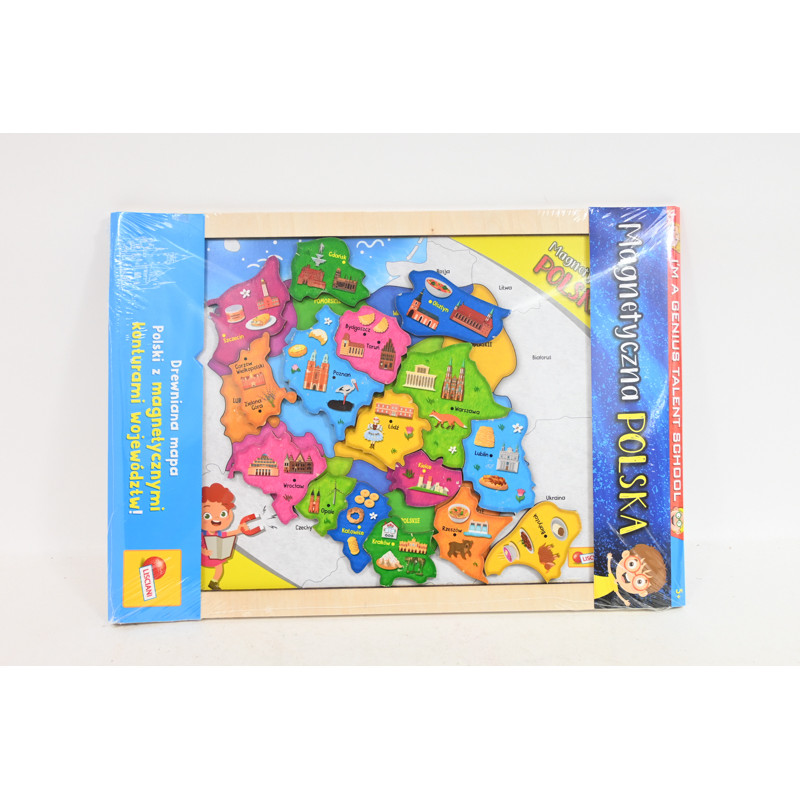 Lisciani I_m a genius Magnet.Mapa Polski PL105496