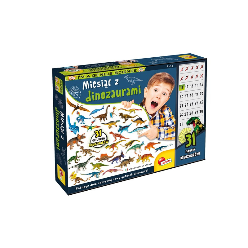 Lisciani I_m a genius Miesiąc z dinozaurami 12975