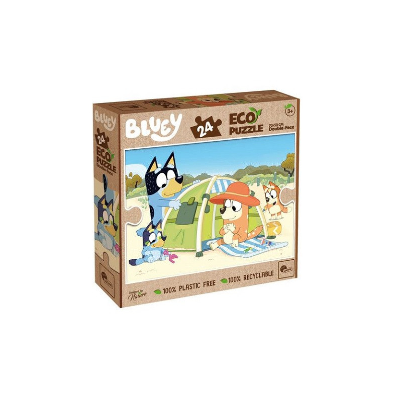 Lisciani puzzle eko dwustronne BLUey 24el 04802