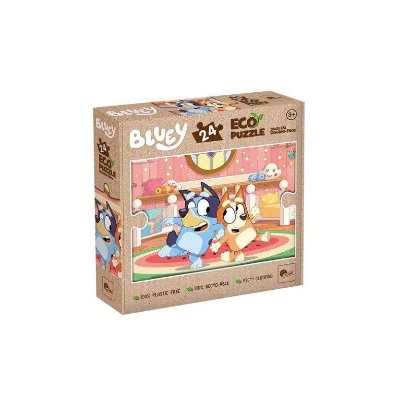 Lisciani puzzle eko dwustronne BLUey 24el 11084