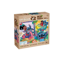 Lisciani puzzle eko dwustronne Stitch 60el 11183