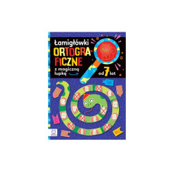 Łamigłówki ortograficzne z magiczną lupką 7+ 40478