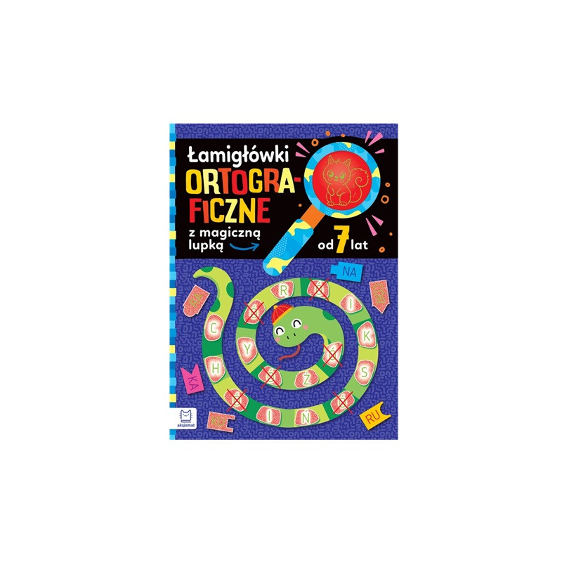 Łamigłówki ortograficzne z magiczną lupką 7+ 40478