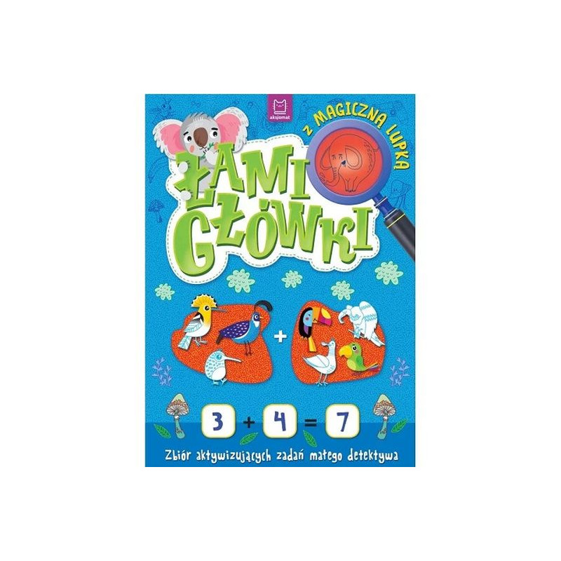 Łamigłówki z magiczną lupką Zbiór..detektywa 38566