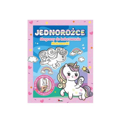 Magnesy do kolorowania Jednorożce 14003