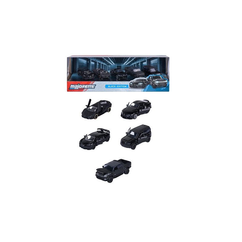 Majorette Black edition 2.0 5pak pojazdów 200-5000