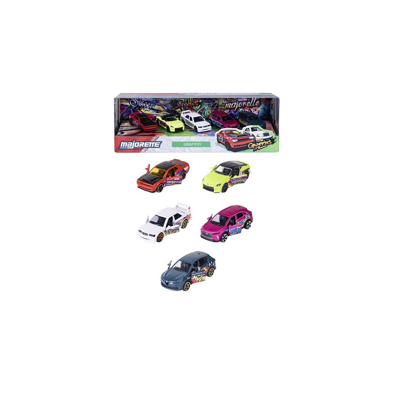 Majorette Graffiti 5pak pojazdów 410-5001